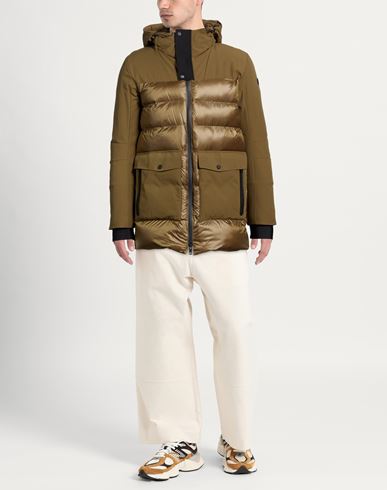 Man Puffer Green Size S Polyester