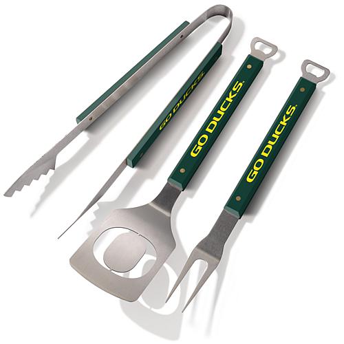 Officially-licensed NCAA Spirit Series 3-Piece BBQ Set