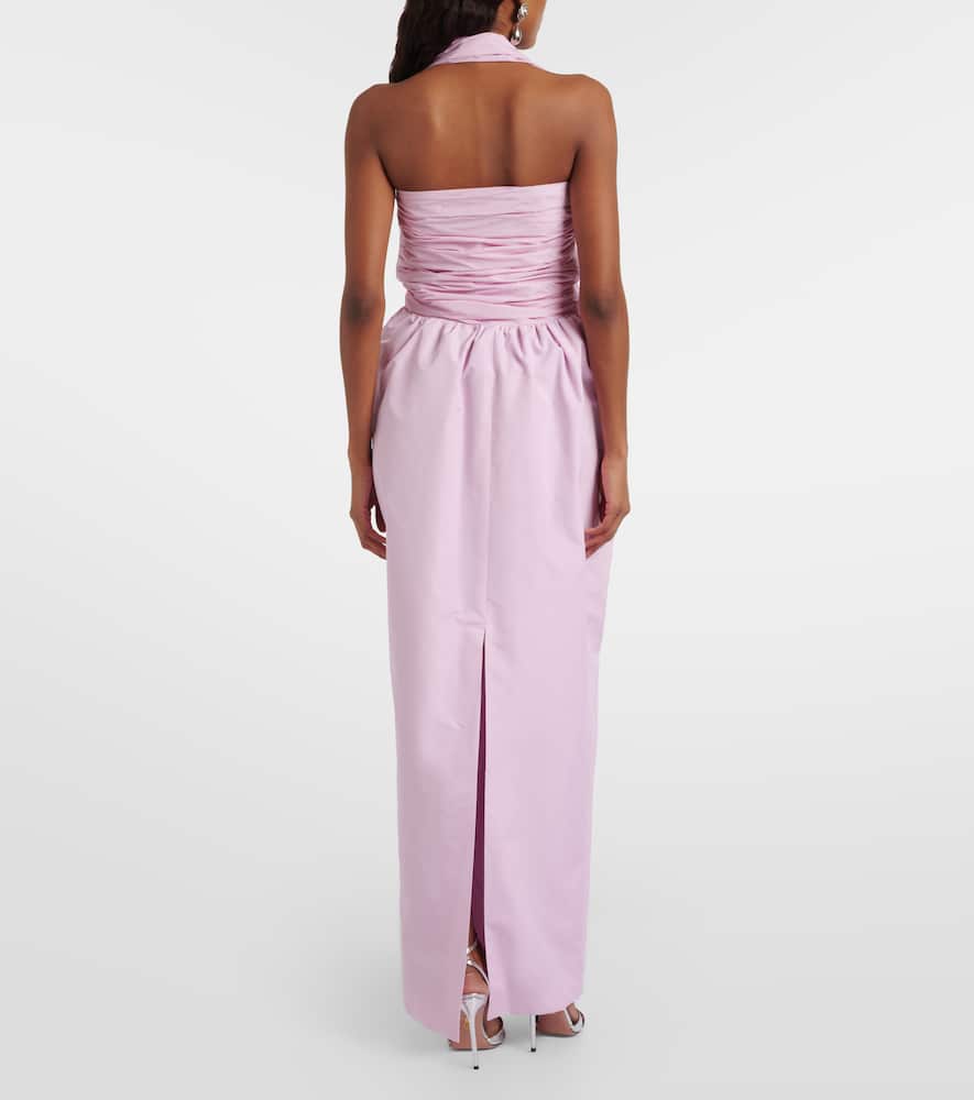 Bow-detail gown
