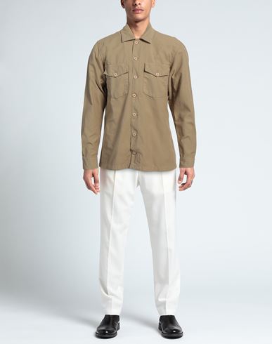 Bl'ker Man Shirt Sand Size L Cotton