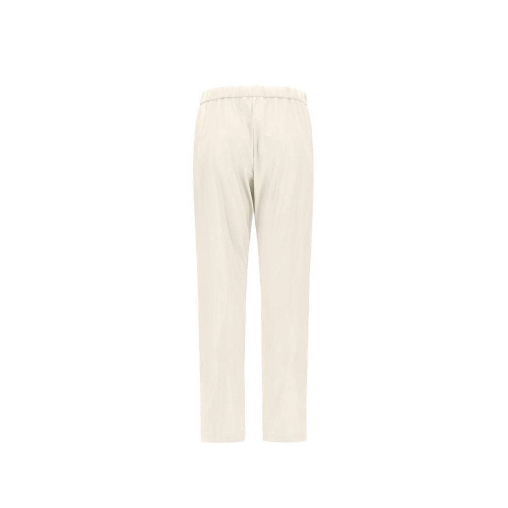 Polyester Trousers — White