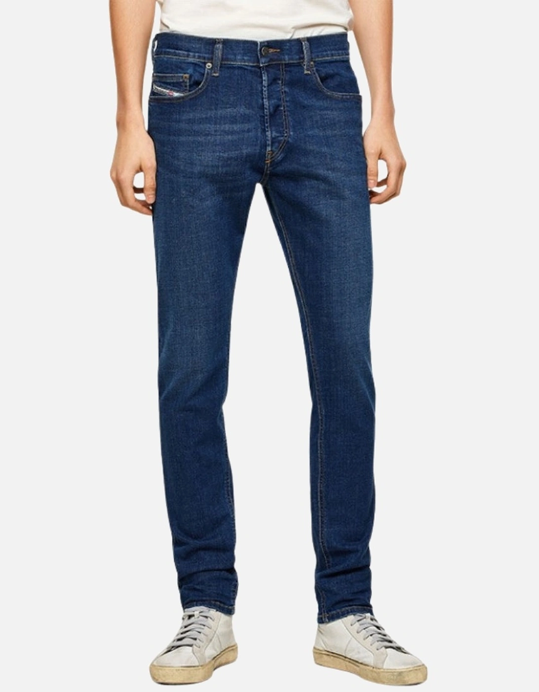 Men's Diesel D-Luster Plain Blue Jeans - Size: 27/32