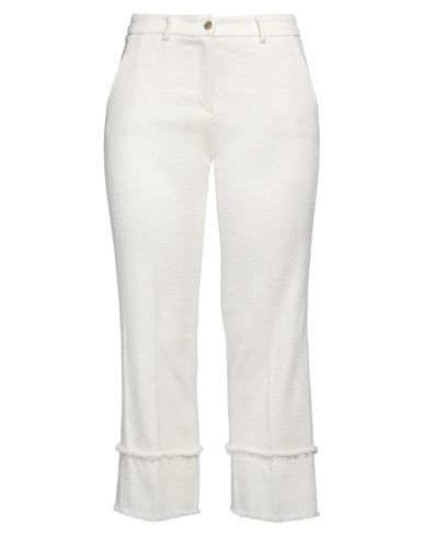 Seductive Woman Pants White Size 2 Cotton, Polyester, Elastane