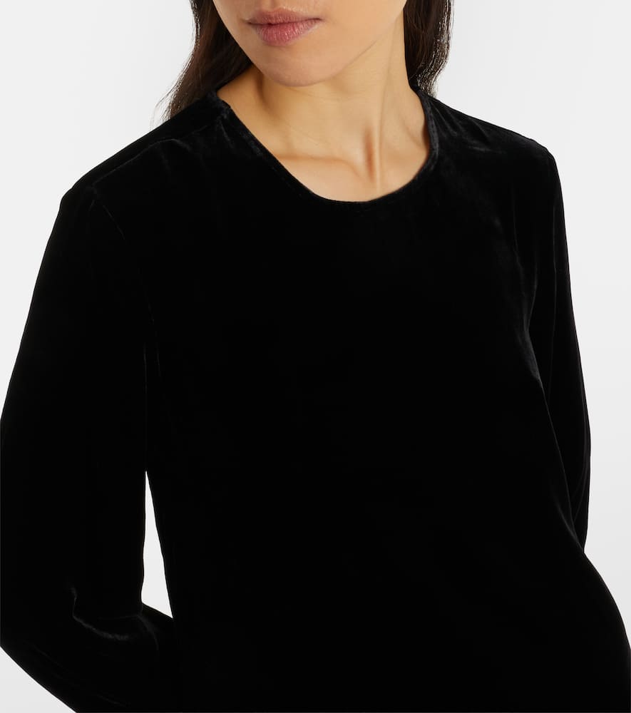 Larissa velvet minidress