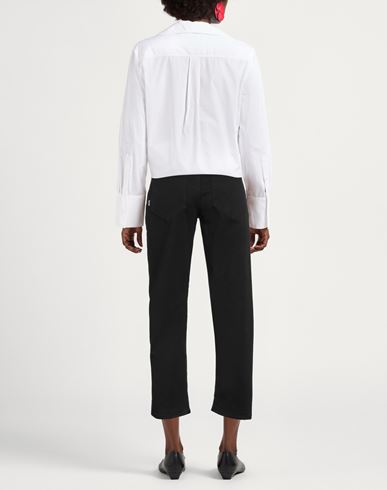 Woman Pants Black Size 27 Cotton, Elastane