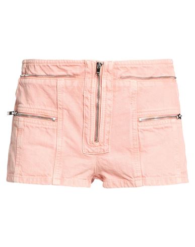 Woman Denim shorts Apricot Size 4 Cotton