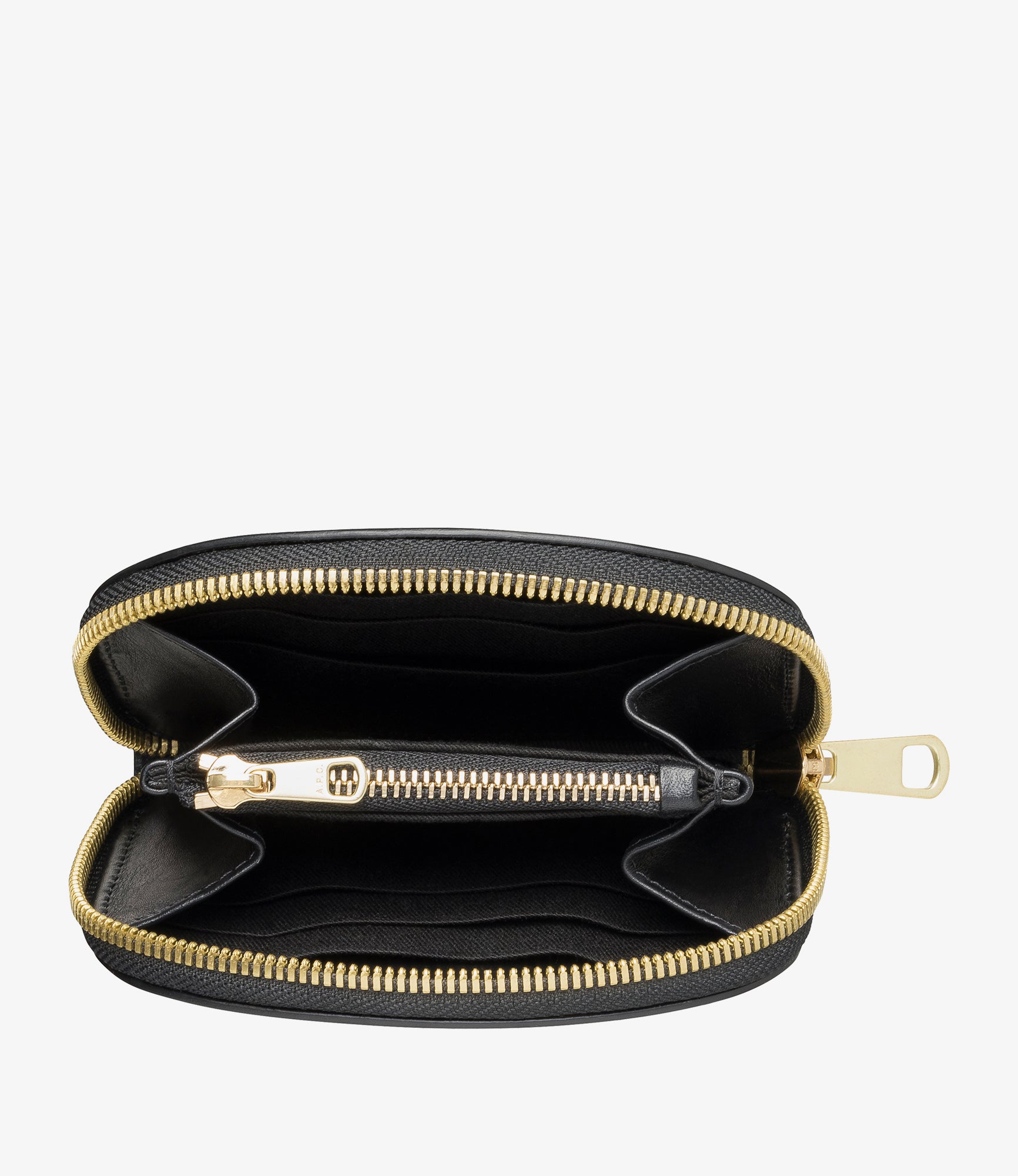 Demi-Lune compact wallet Black