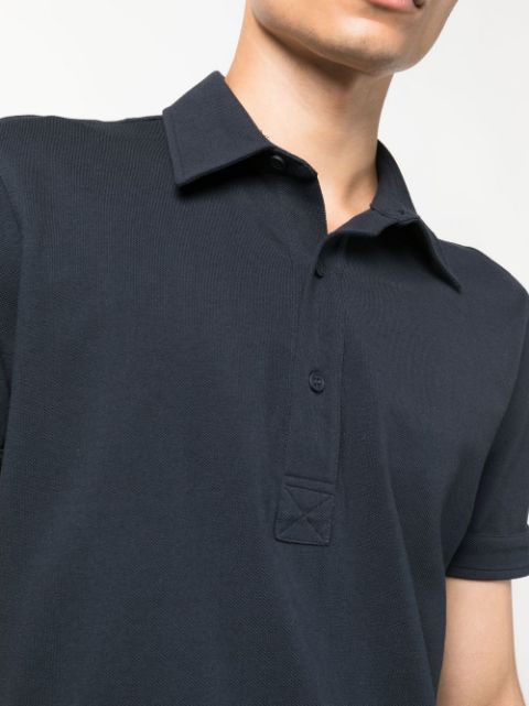 Sebastian short-sleeve cotton polo shirt