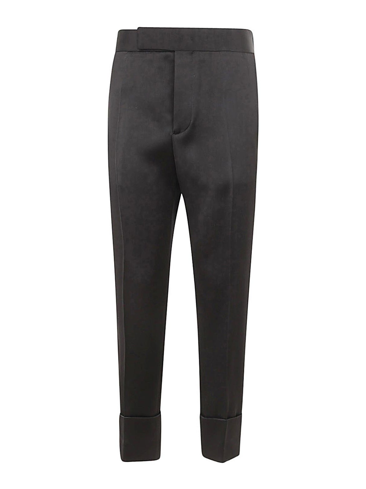 Double satin trousers