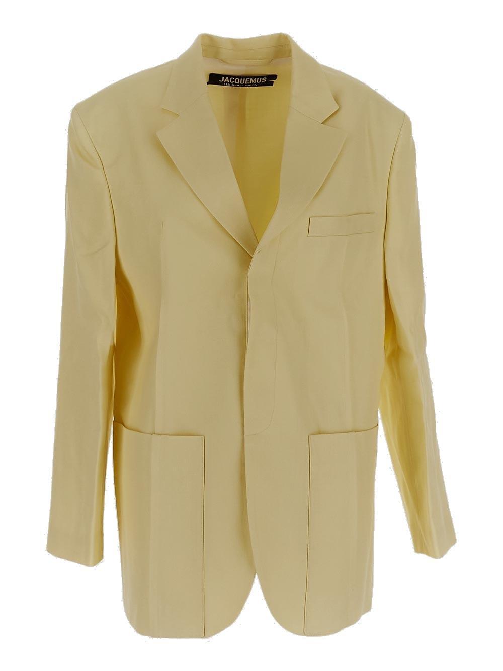 La Veste D'Homme oversized blazer - Yellow