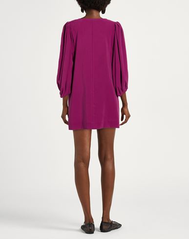 Woman Mini dress Garnet Size M Rayon, Polyester