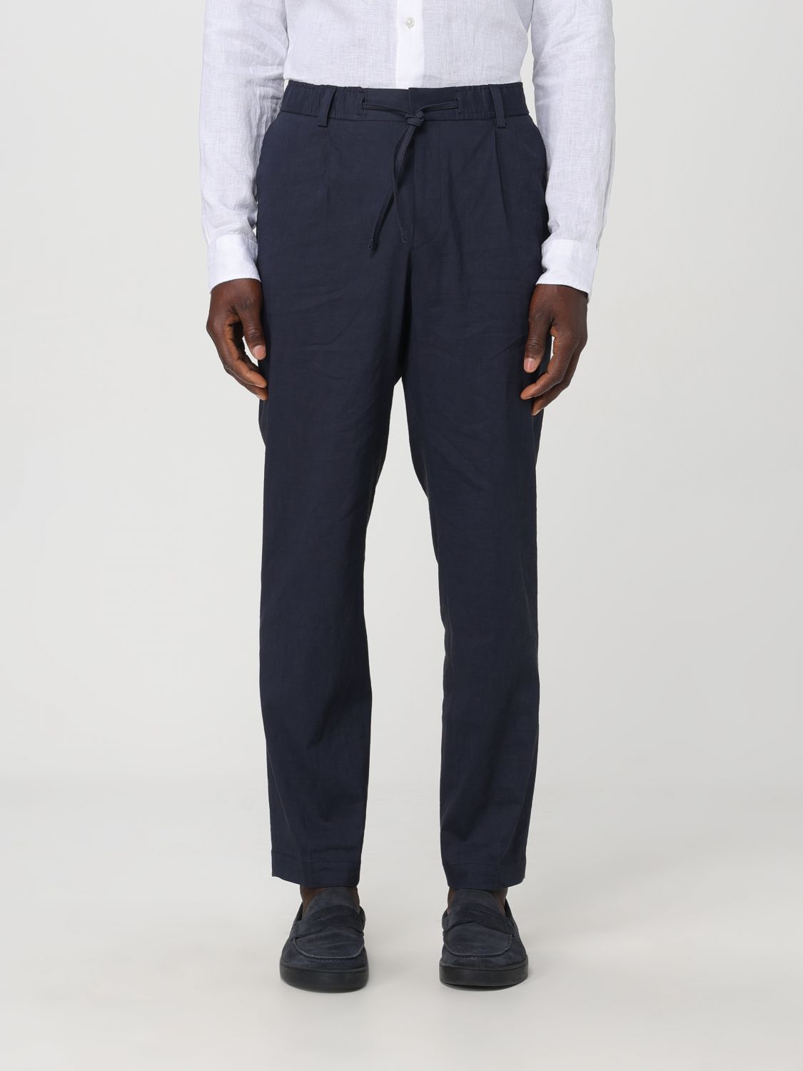 Pants Men color Blue