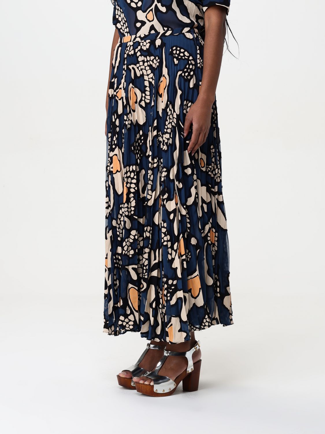 Faun midi skirt - Neutrals