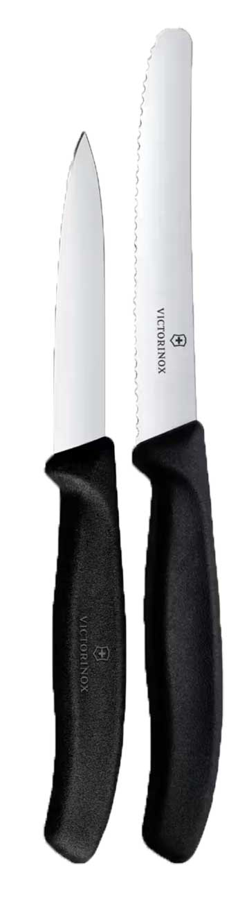 Swiss Classic Paring Knife Set in Black