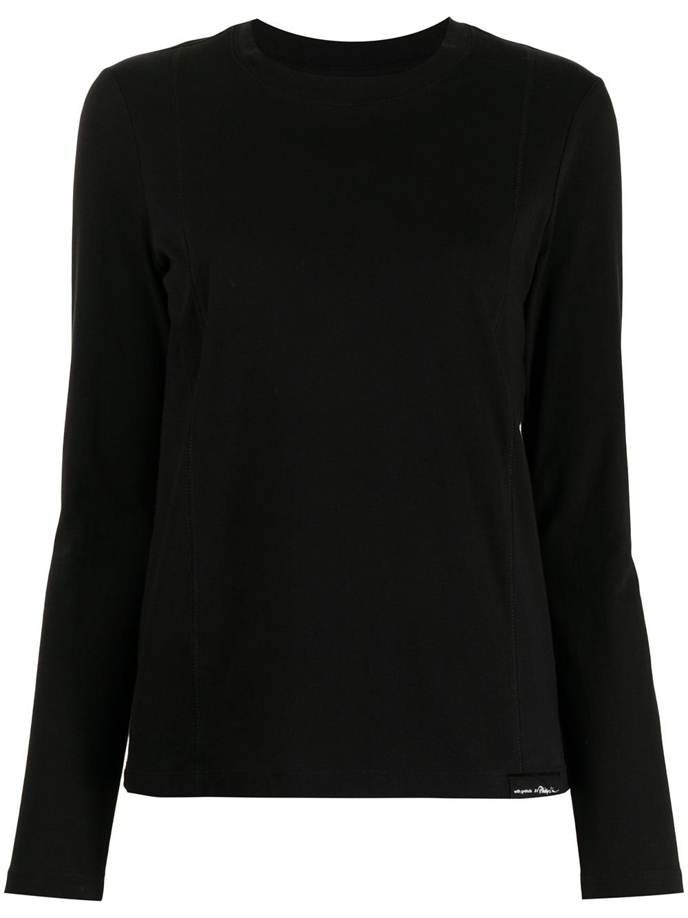 Logo-patch T-shirt - Neutrals