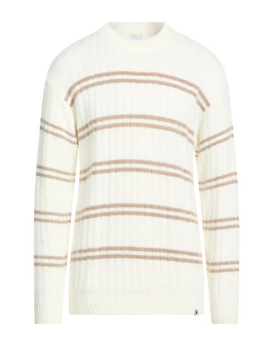 Man Sweater Ivory Size L Acrylic, Wool