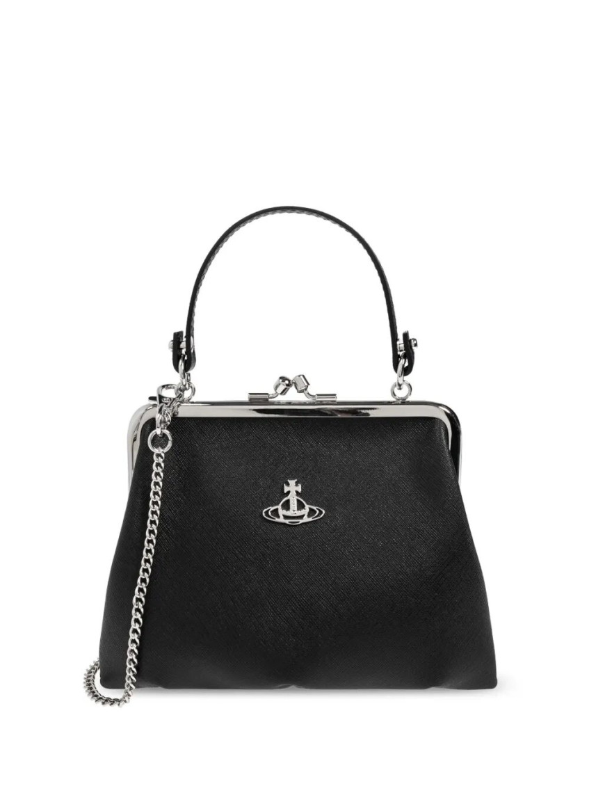 Black Orb Crossbody Bag