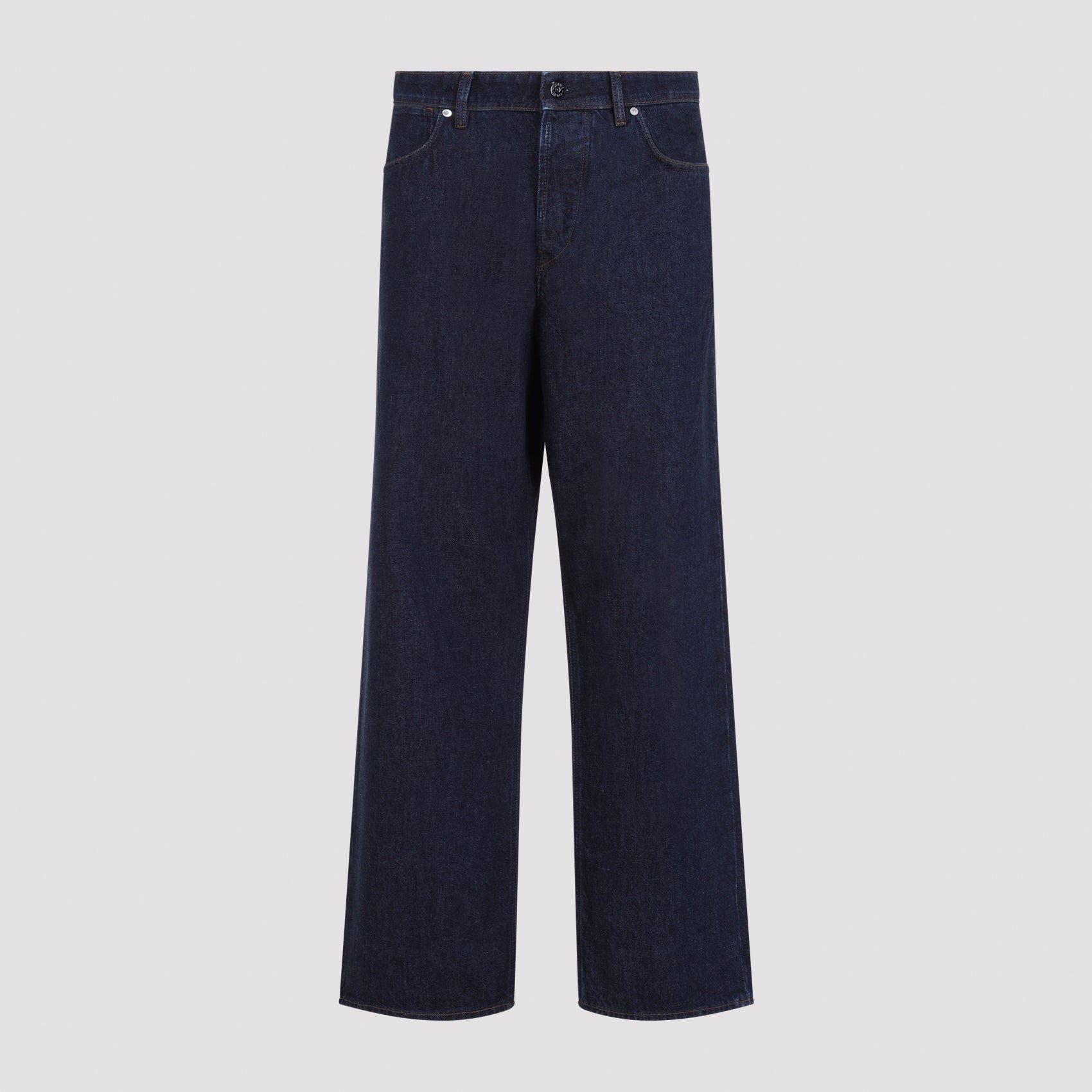 Men's Straight-Leg Cotton Trousers