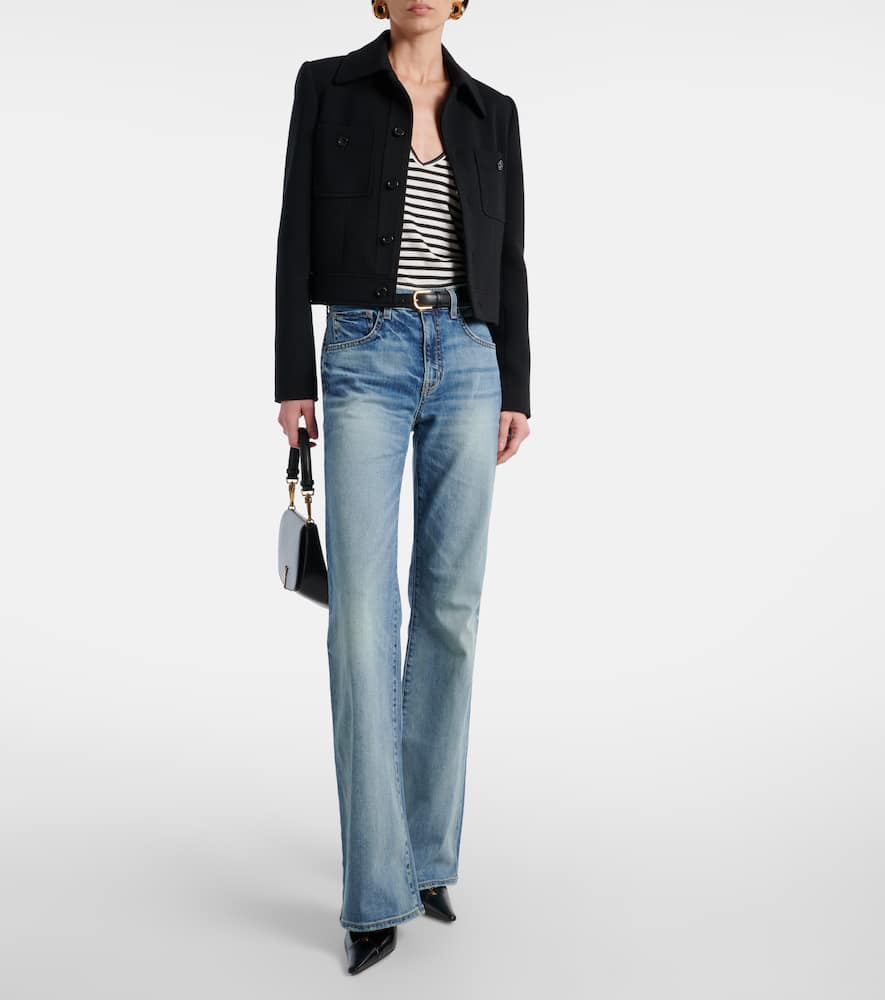 Nili Lotan Britt halterneck cotton jersey top