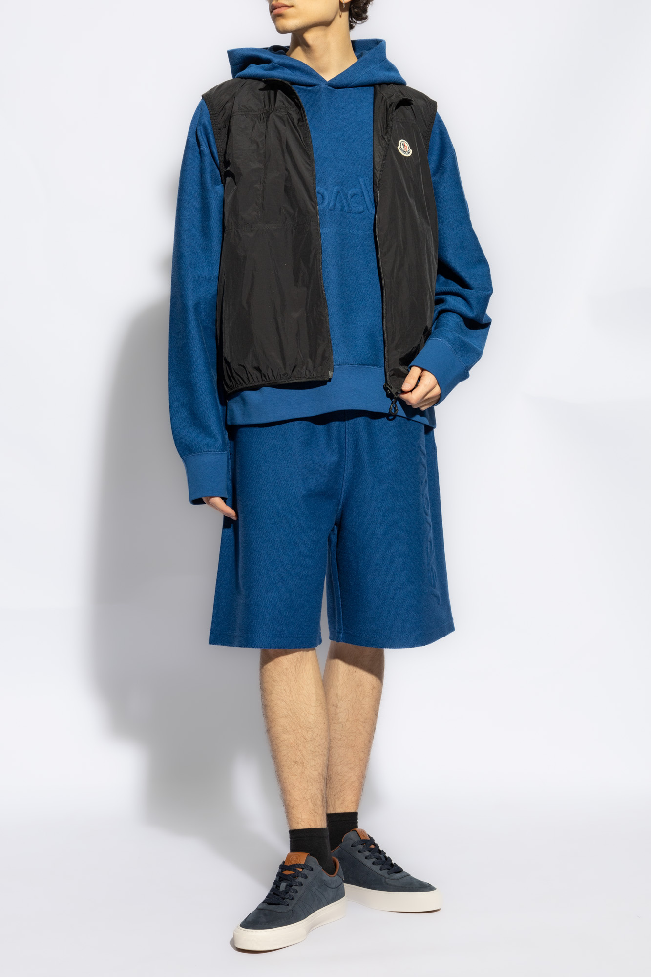 Cotton Shorts, Men's, Blue