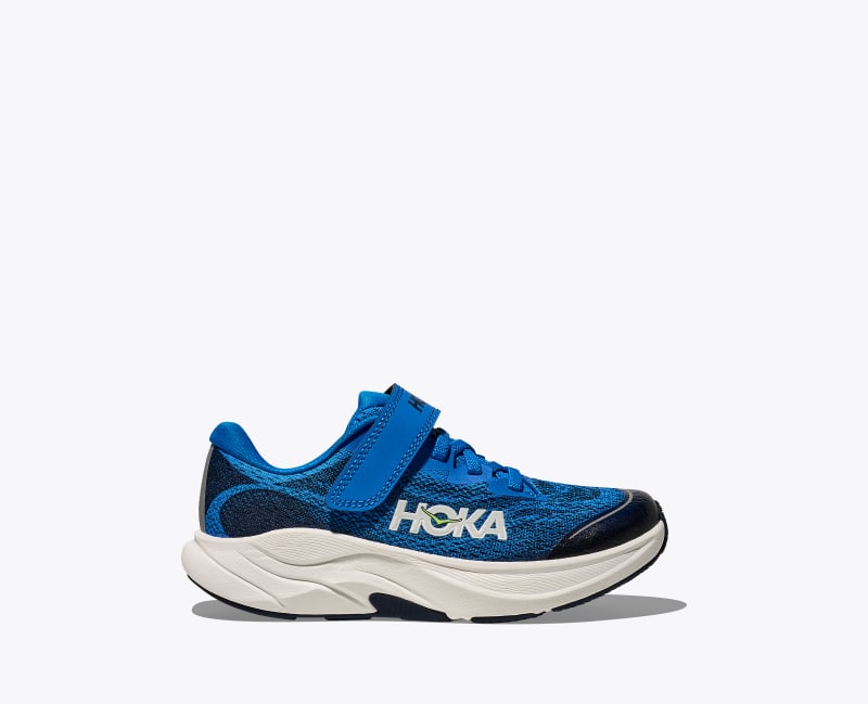 HOKA Rincon 4 Shoes in Electric Cobalt/Varsity Navy