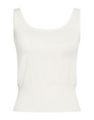 Woman Top Ivory Size S Silk, Viscose