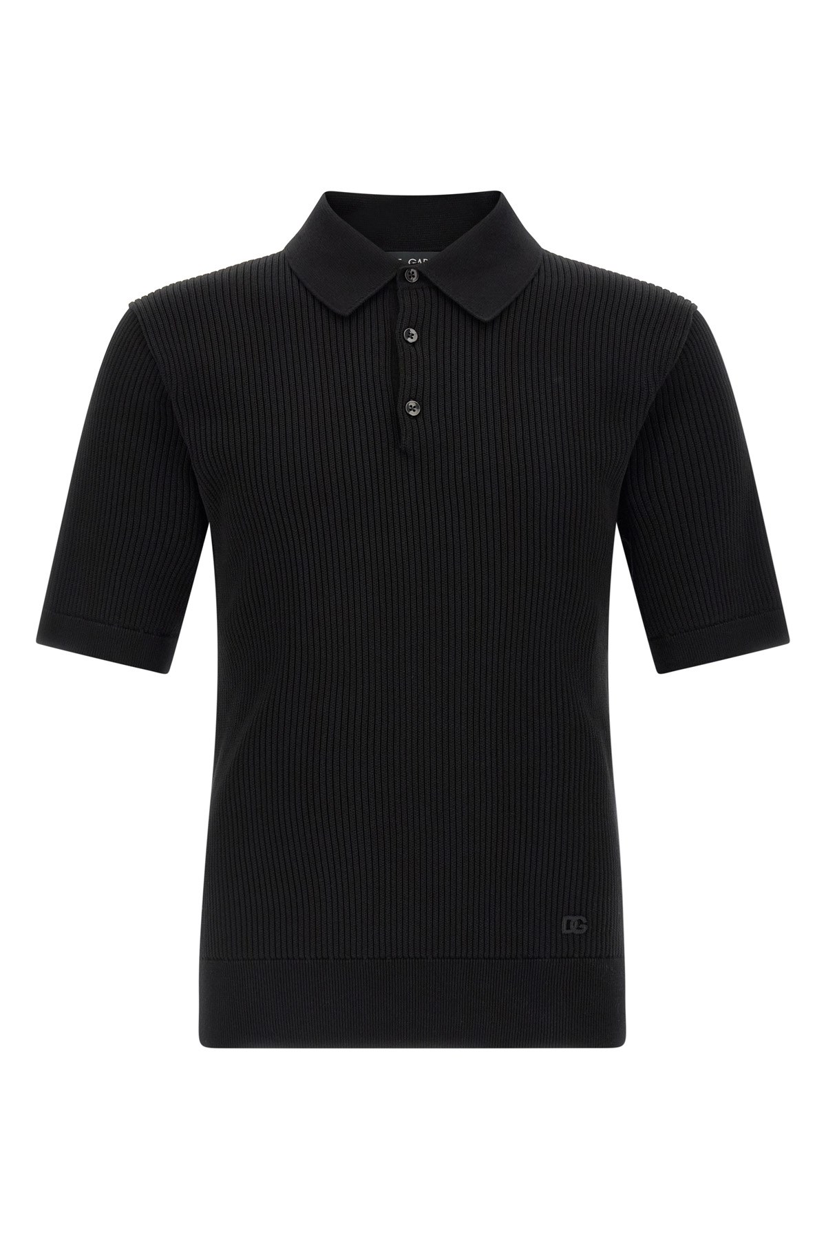 Micro-Ribbed Polo Shirt