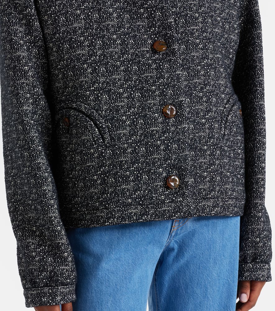 Blazé Milano Antalya mélange cotton-blend jacket