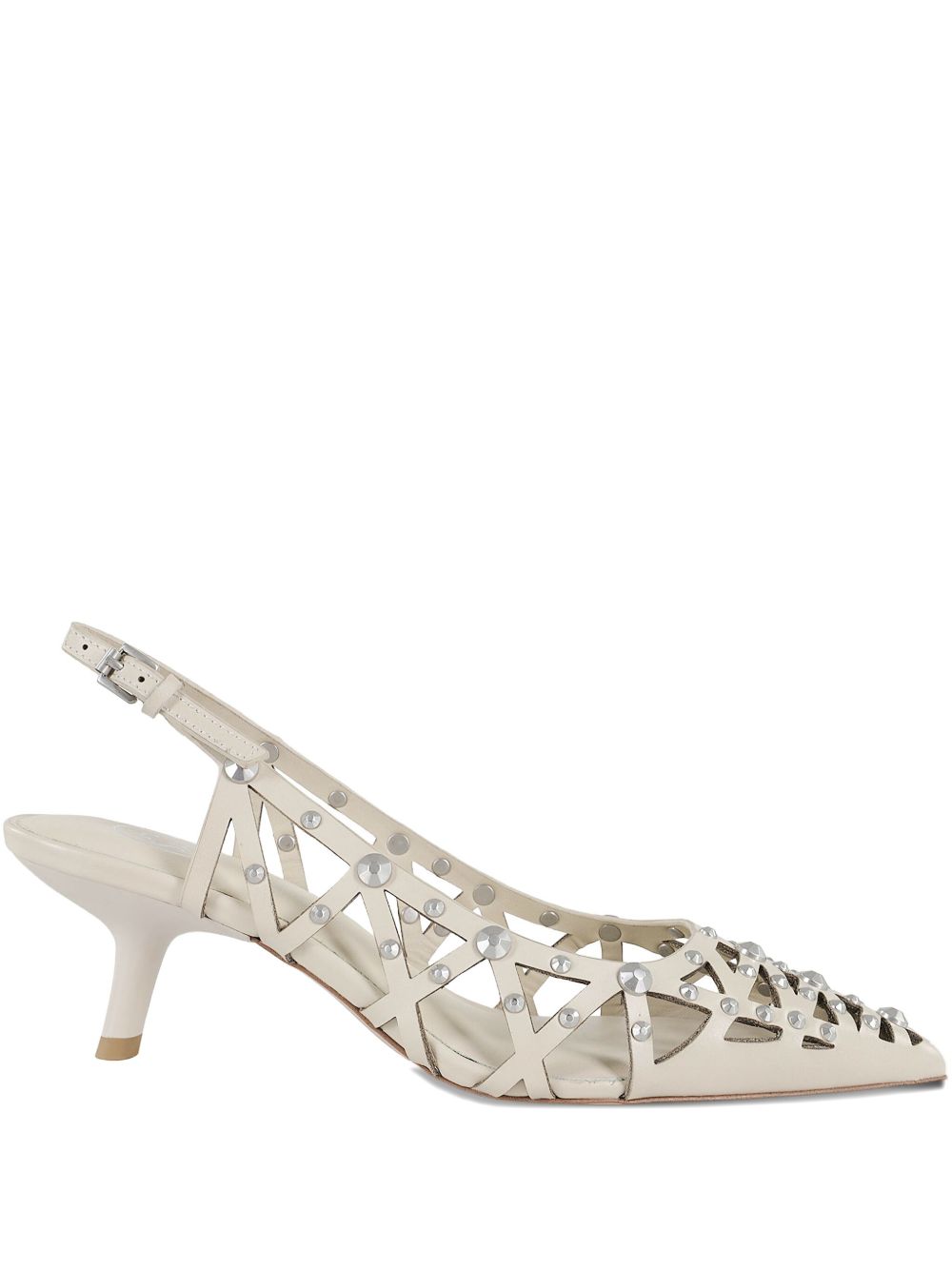 Ash 50mm leather pumps - Neutrals
