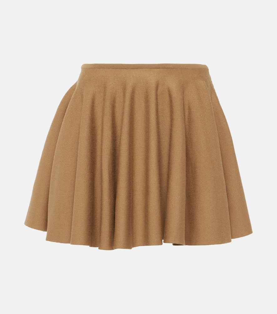 Ulli wool-blend miniskirt