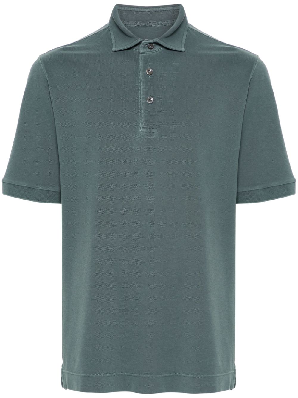 Piqué polo shirt - Blue