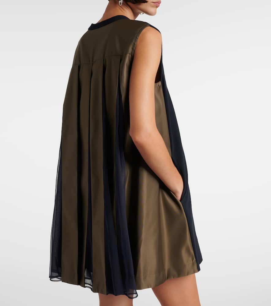 Paneled minidress