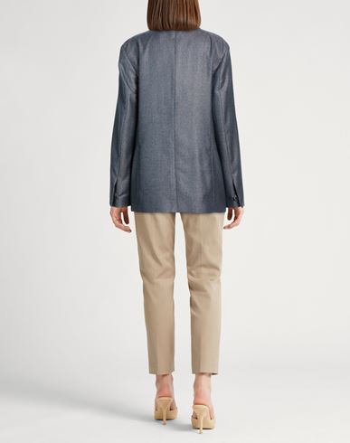 Woman Blazer Blue Size 2 Virgin Wool, Polyamide