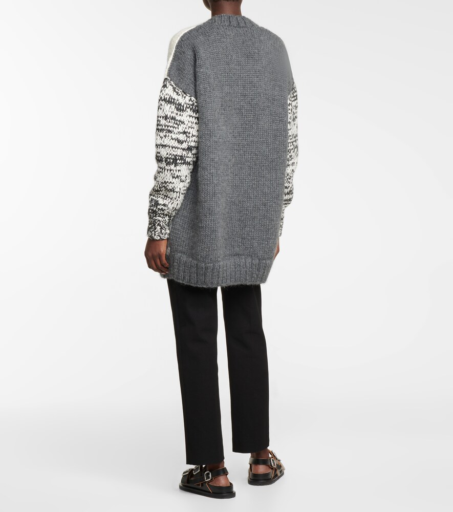Exclusive to Mytheresa - Intarsia wool-blend cardigan