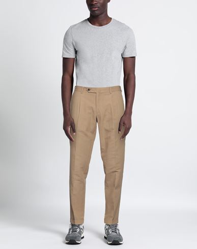 Man Pants Camel Size 30 Cotton, Linen