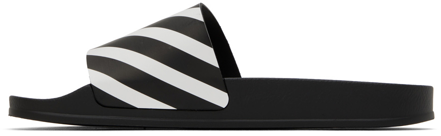 Black & White Diag Pool Slides