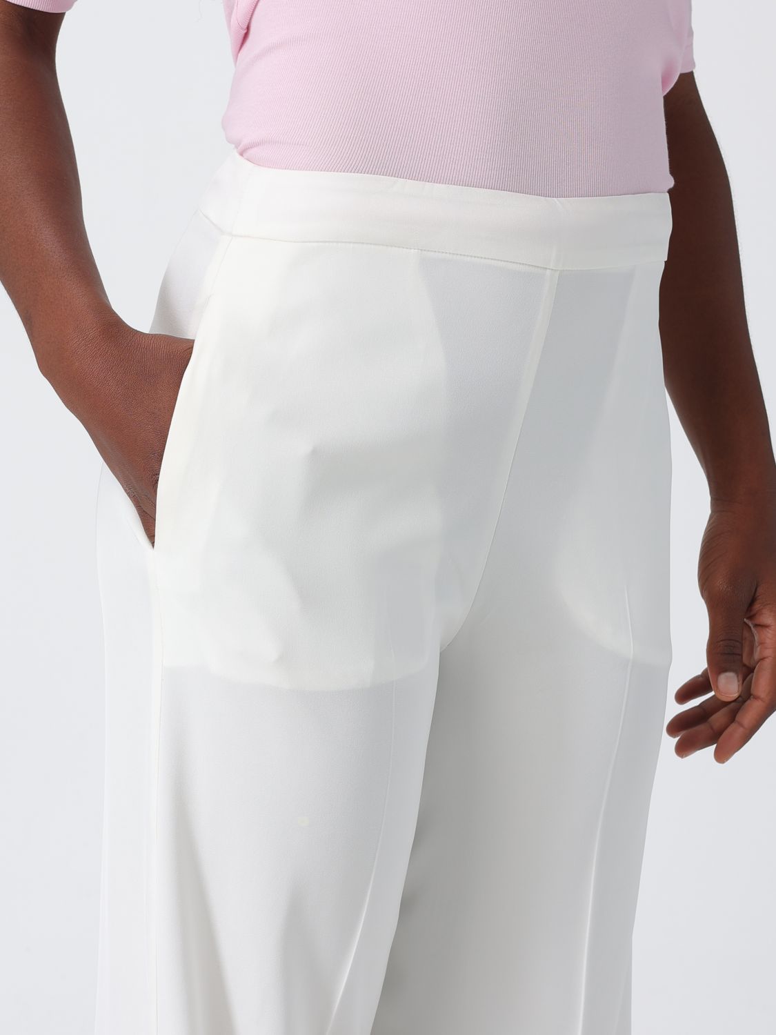 Pants Woman color Yellow Cream