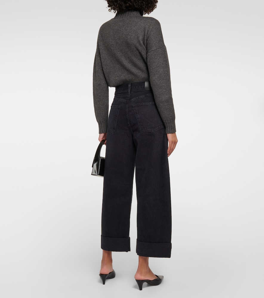Ayla high-rise wide-leg jeans