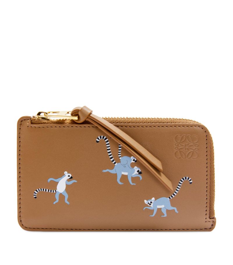 X Suna Fujita Lemur Zipped Card Holder