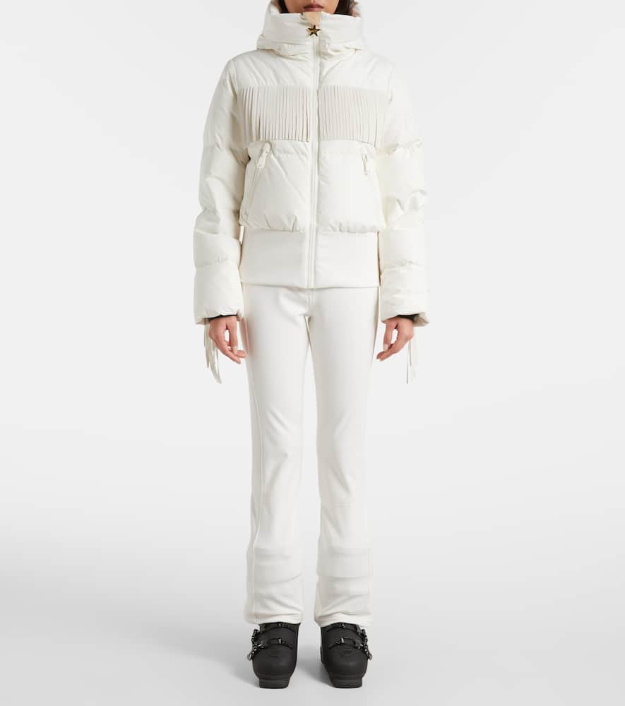 Marna fringed down ski jacket