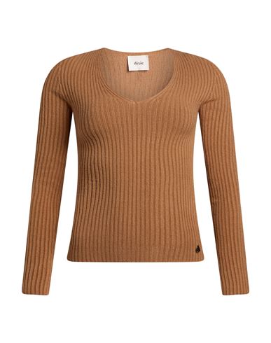 Woman Sweater Camel Size L Viscose, Polyester, Polyamide