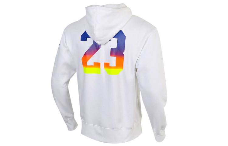 Air Sports Fleece Lined Hooded Jacket Men's White