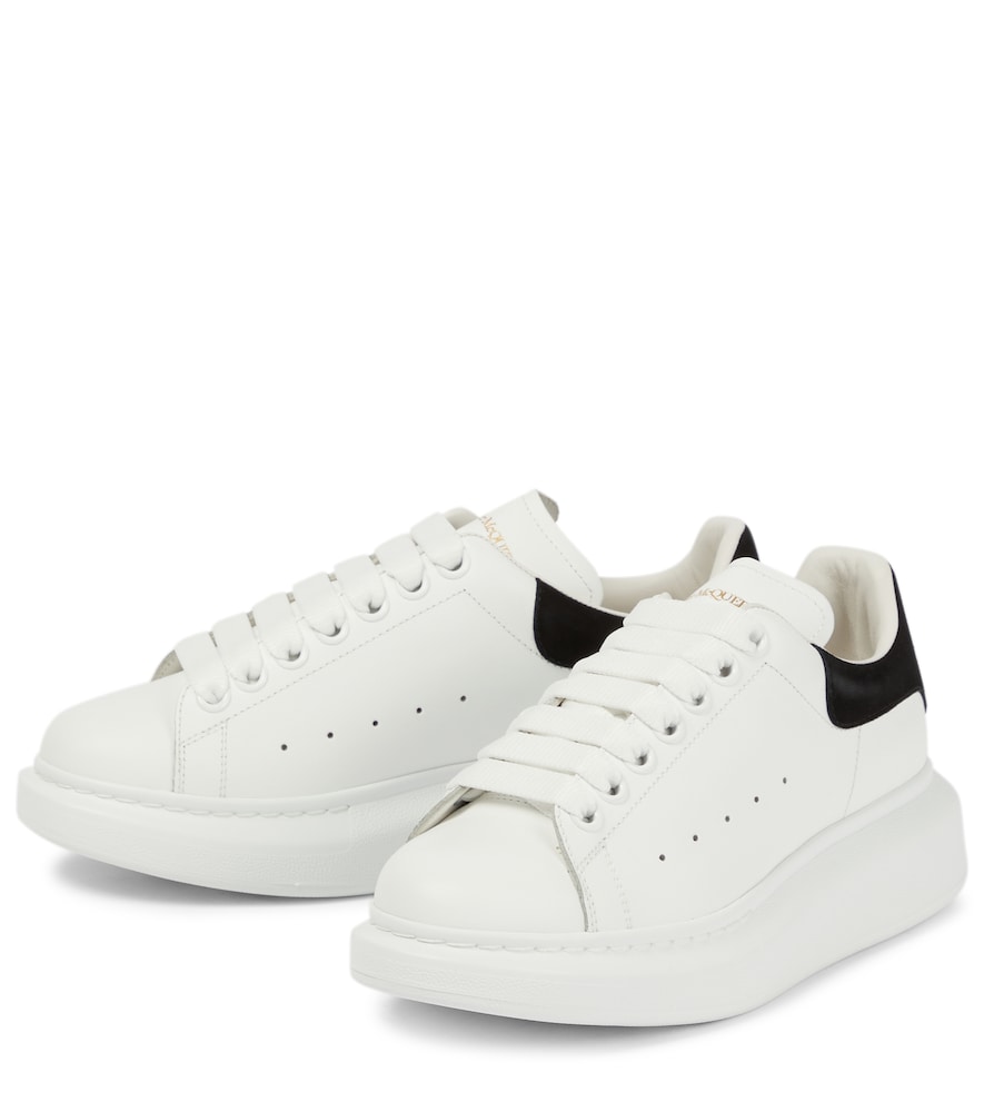 McQueen Oversized leather sneakers