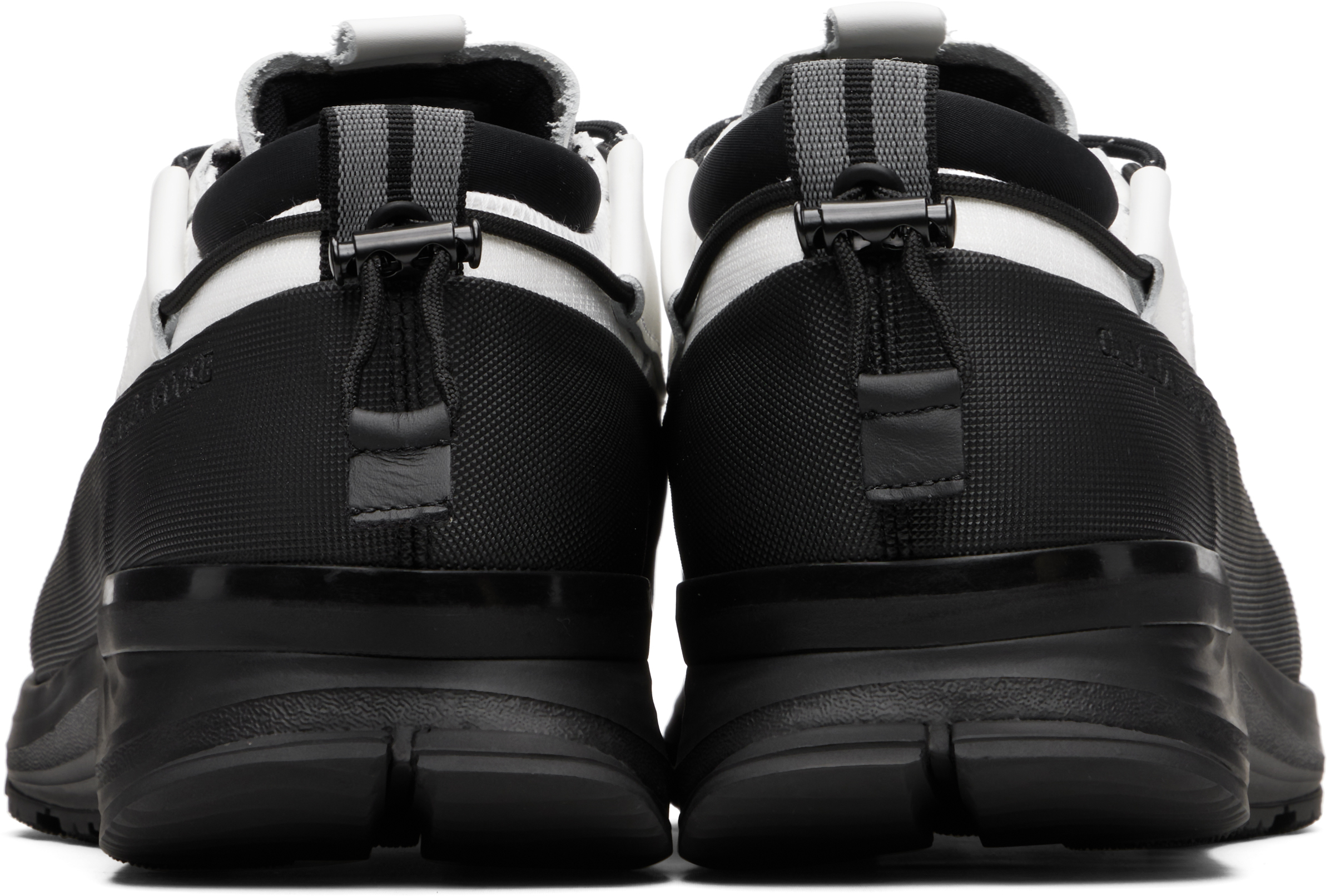 White & Black Glacier Trail Sneakers