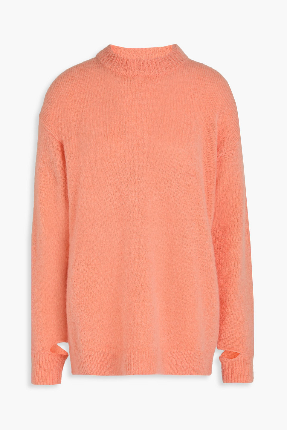 Cutout mohair-blend sweater