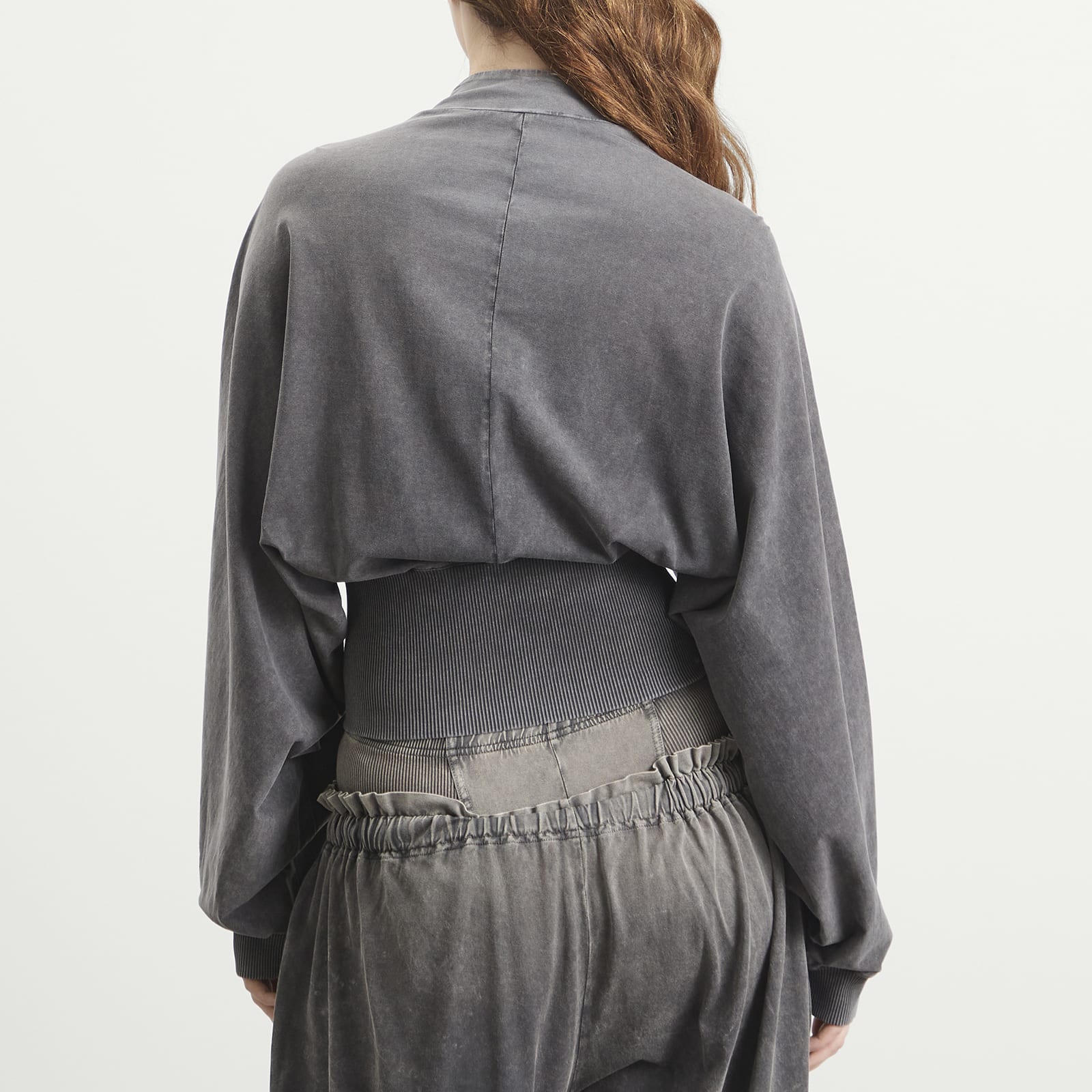 Women's Haze Zip-Up Washed Black
