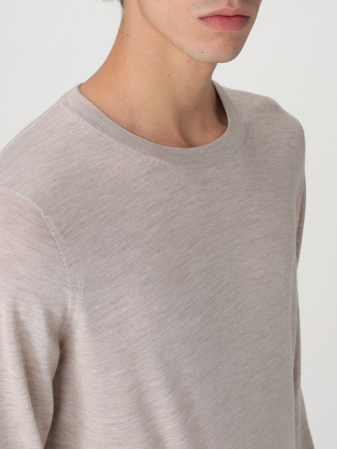 Sweater Men color Beige