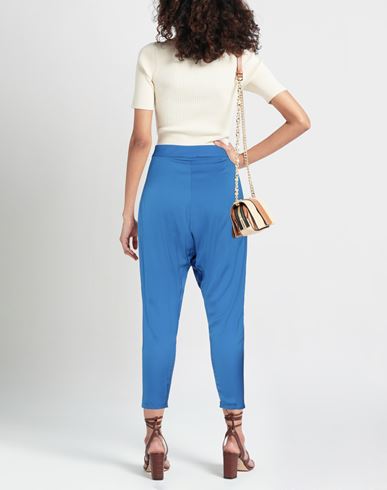 Denny Rose Woman Pants Bright blue Size 8 Polyester