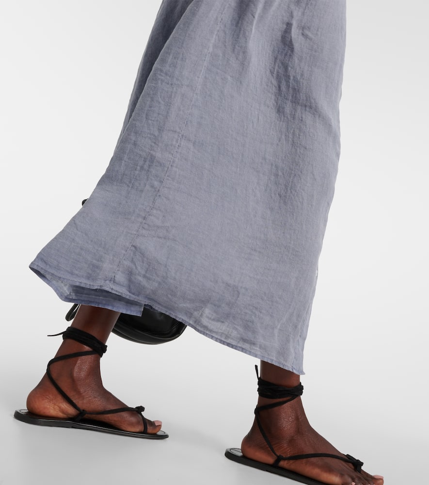 Luna linen maxi dress