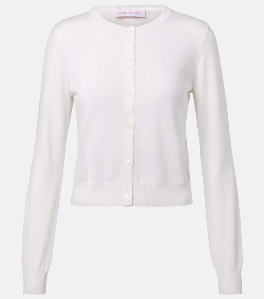 Silk and cotton cardigan